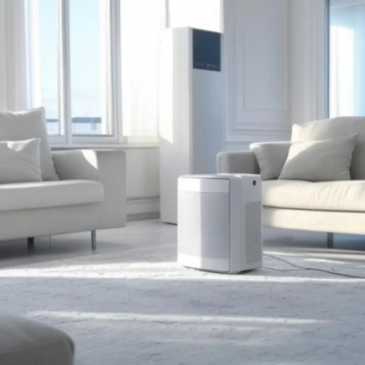 Nowoczesne polskie mieszkanie z klimatyzatorem ściennym