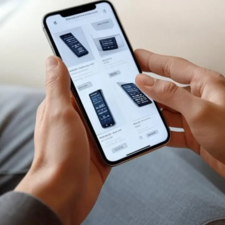 Mobilne zakupy z użyciem smartfona