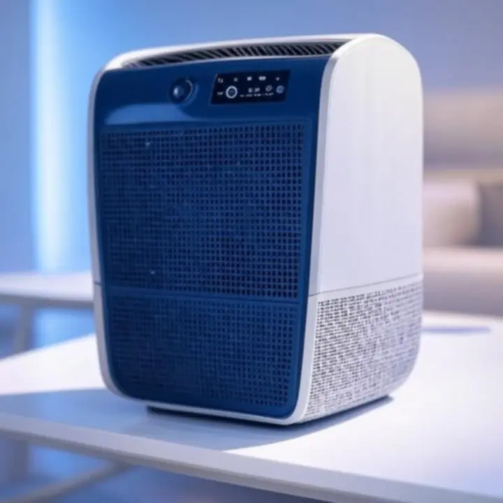 Oczyszczacz powietrza w nowoczesnym wnętrzu